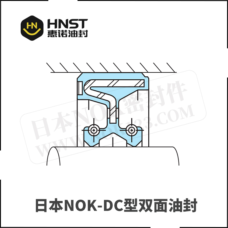 DC型双面弹簧油封-日本NOK密封圈