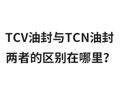 日本NOK品牌TCV油封和TCN油封的区别有哪些？