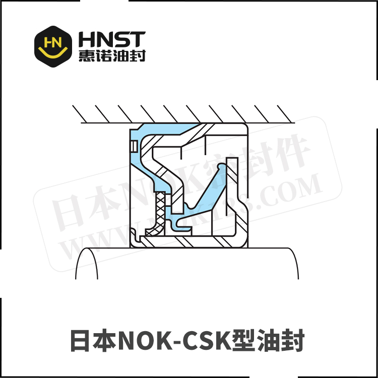 日本NOK密封件CSK油封沟槽图
