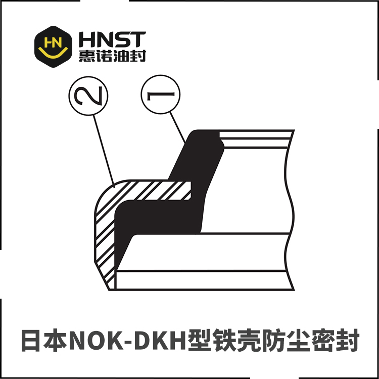 日本NOK金属骨架防尘密封圈-DKH防尘密封件